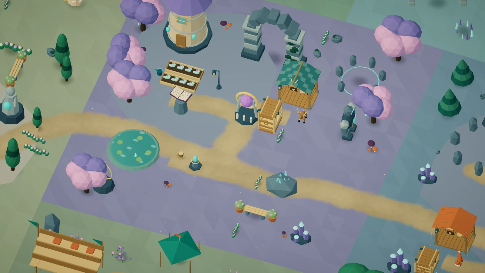Moonlit glade in Slaskescape 2